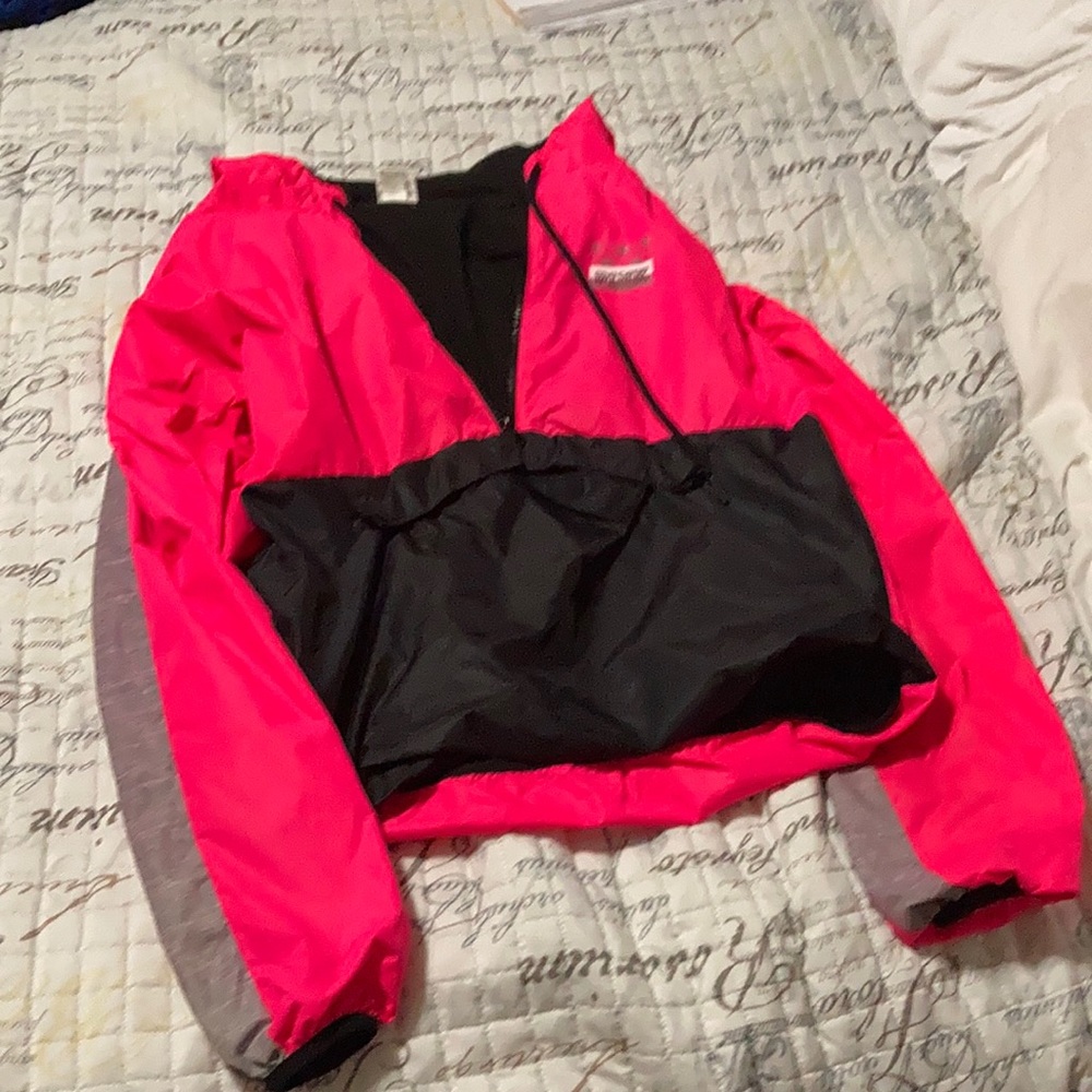 Pink hoodie